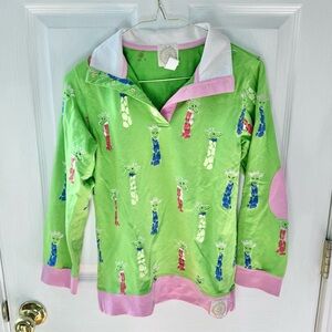 NWOT The Beaufort Bonnet Company Colorful Giraffe long sleeve Sz 8